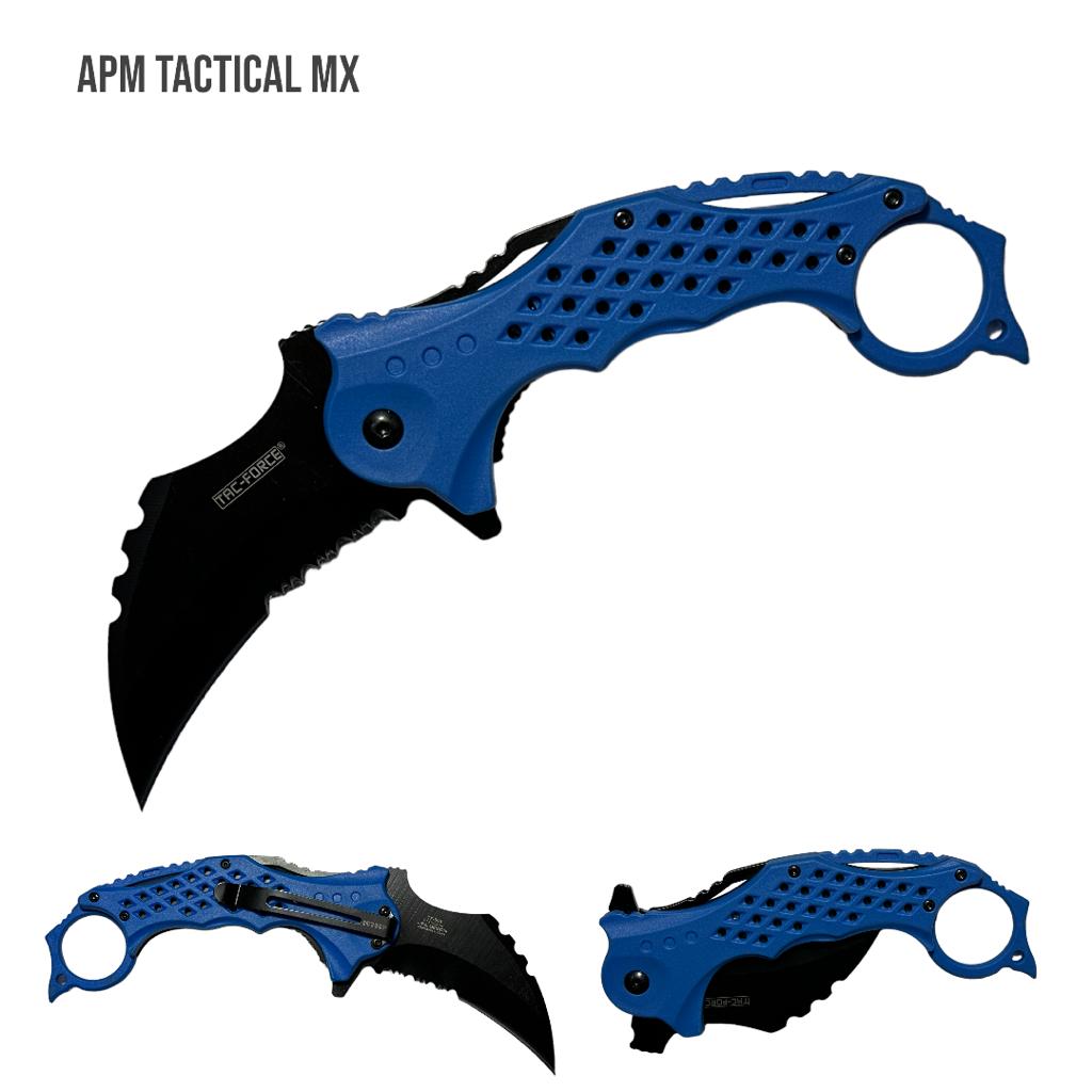 Navaja karambit tac force azul